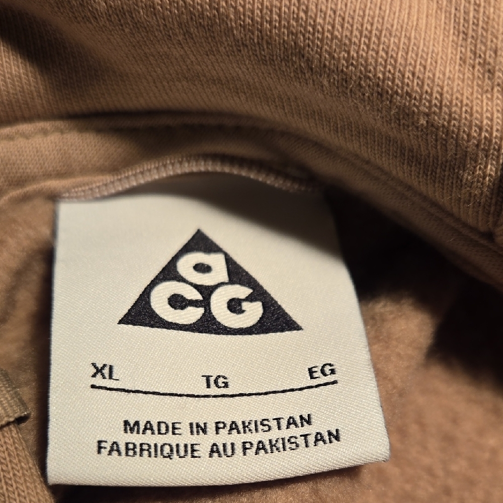 Men's Nike All Conditions Gear Tan Hoodie - Picture 5 of 7